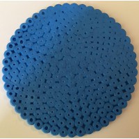 Blue Circle Design Bead Craft