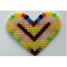 Heart 3 Bead Design Craft