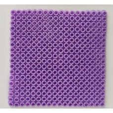 Lavender Square Design Bead Craft