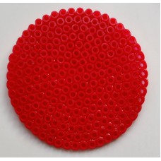 Red Circle Design Bead Craft
