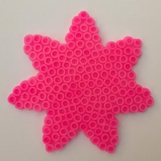 Pink Star Design Bead Craft