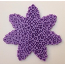 Lavender Star Design Bead Craft