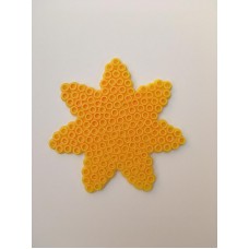 Yellow Star Design Bead Craft