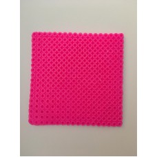 Pink Square Design Bead Craft