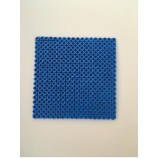Blue Square Design Bead Craft